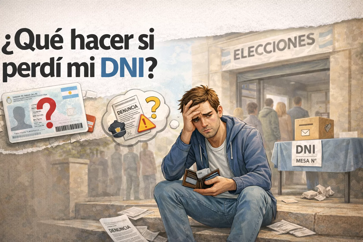 que hago si perdi el dni norte informa