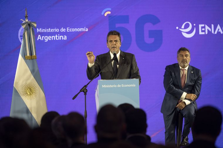 Massa anunció la llegada de la tecnología 5G a la Argentina