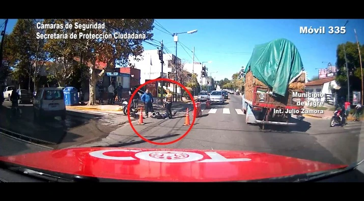 Accidente en Rincón de Milberg El COT Asistió al Choque entre una Camioneta y una Moto
