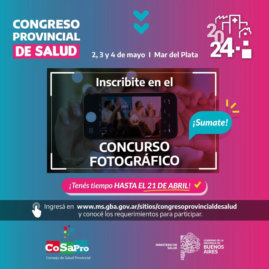 Concurso Fotográfico del Consejo de Salud de la Provincia de Buenos Aires 2024