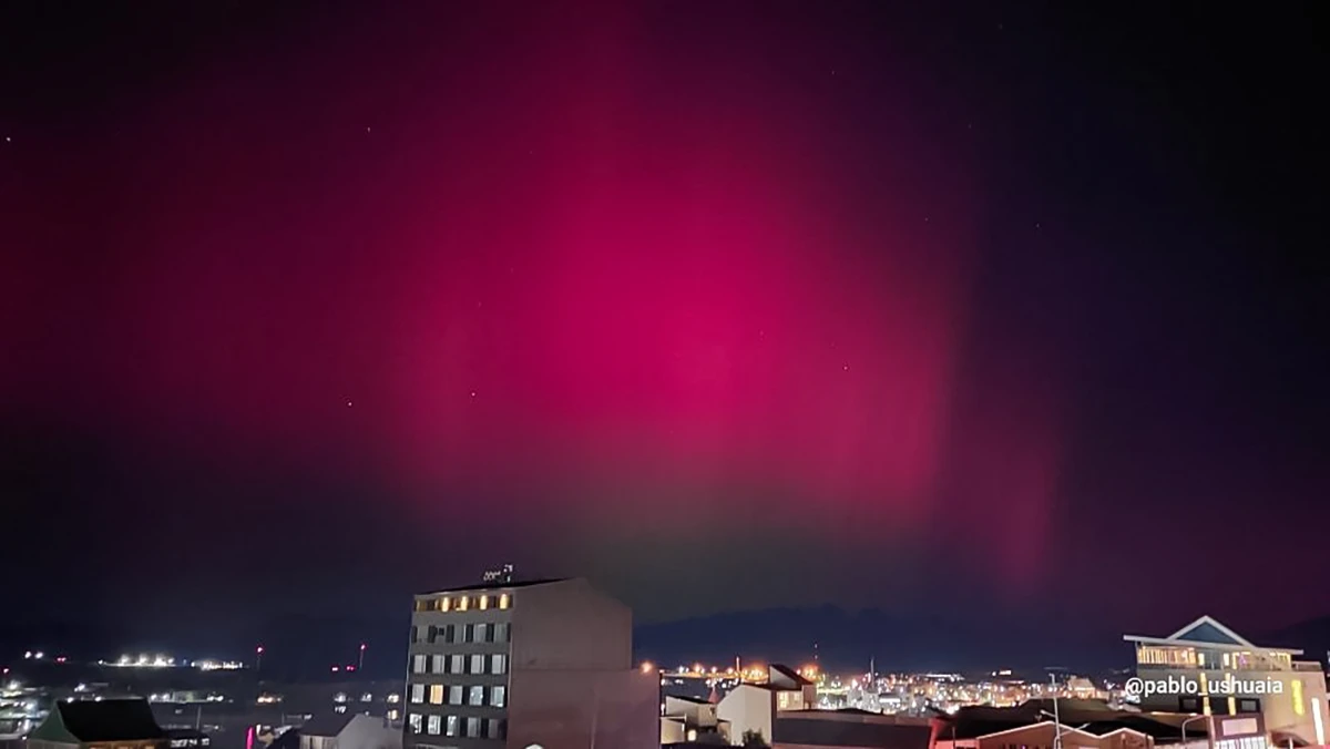 Auroras Australes en Ushuaia: Un Espectáculo Celestial Deslumbrante