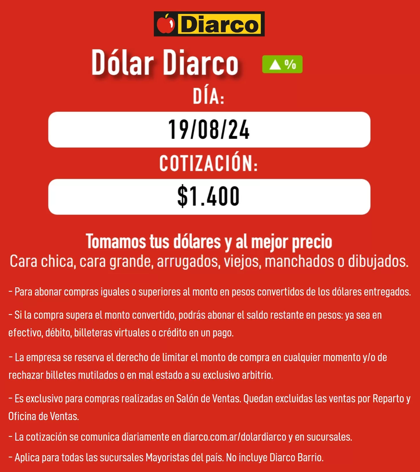 dólar diarco