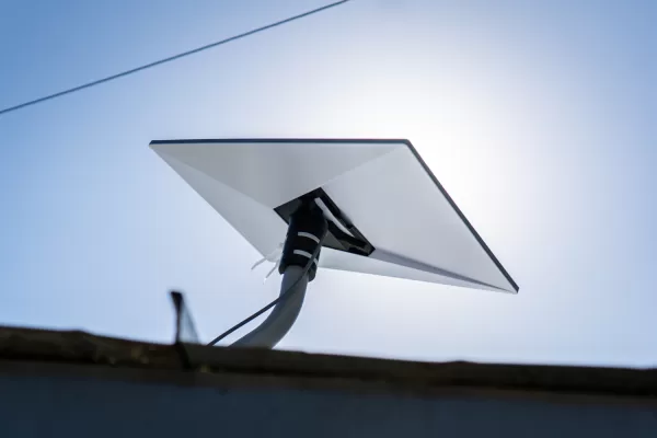 Colocaron antenas Starlink en Tres de Febrero starlink