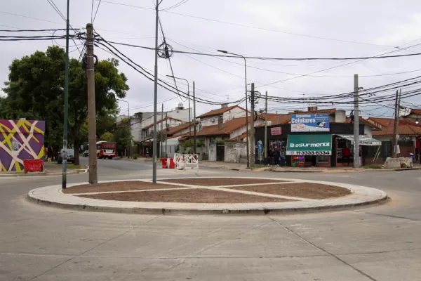 Corredor Rolón: ya está habilitada la rotonda a la altura de José Ingenieros y comenzó la construcción del boulevard central Corredor Rolón