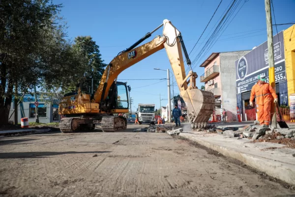 Avanza la obra de transformación de la Ruta 8 en Pilar Ruta 8
