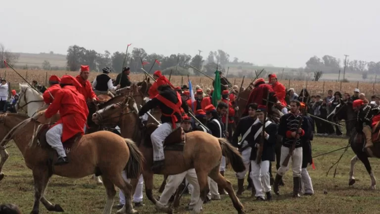 recreacion batalla de olivera 1