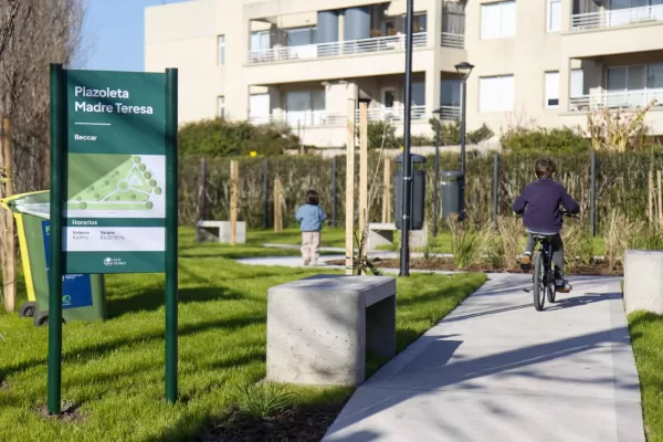 San Isidro suma un nuevo espacio verde en Beccar Plazoleta Madre Teresa