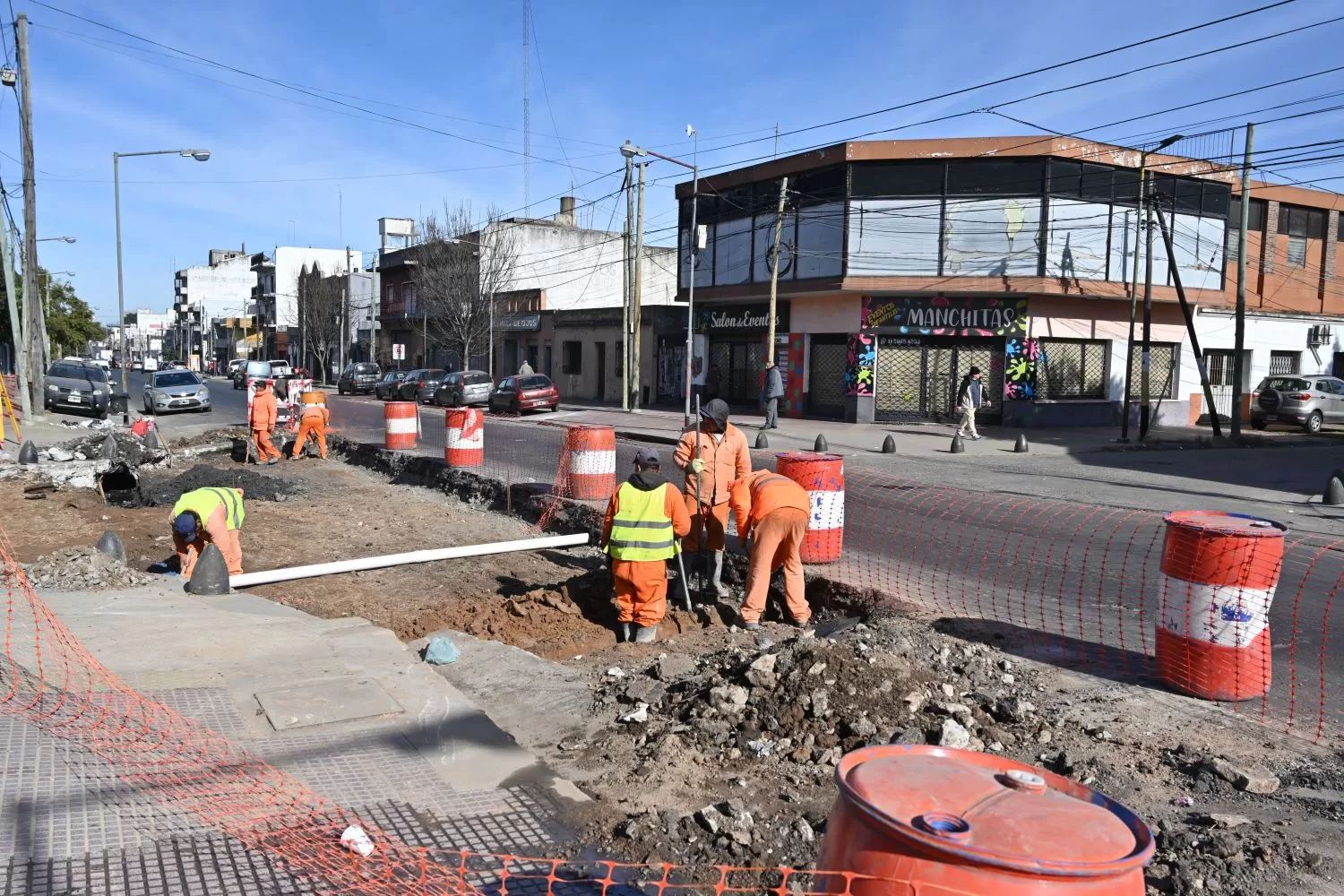 Obras en San Martin
