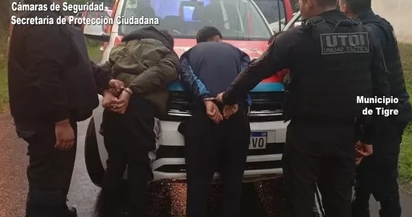 Robo, denuncia, persecución e impactante choque en General Pacheco Detenidos Tigre