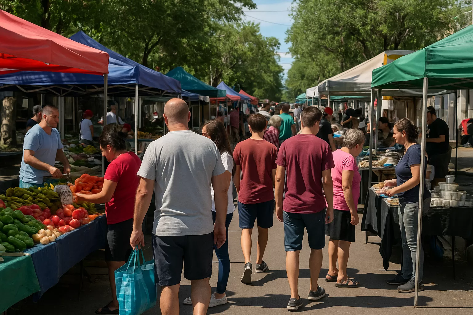 ferias barriales en el conurbano