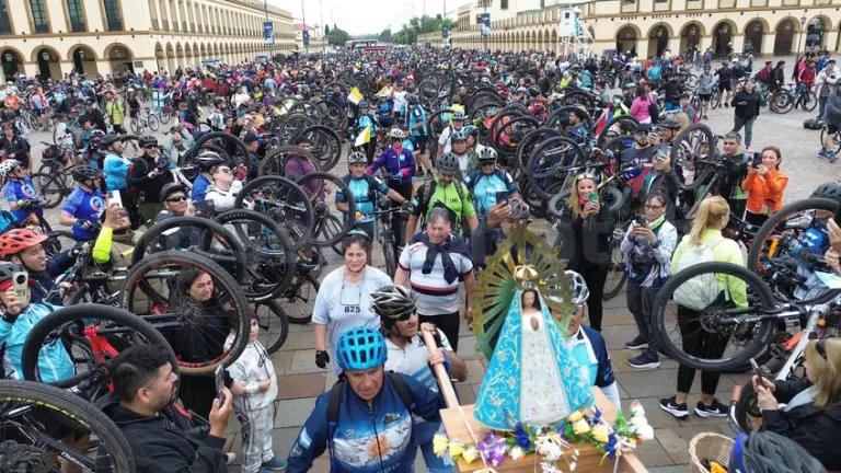 peregrinacion en bicicleta a lujan