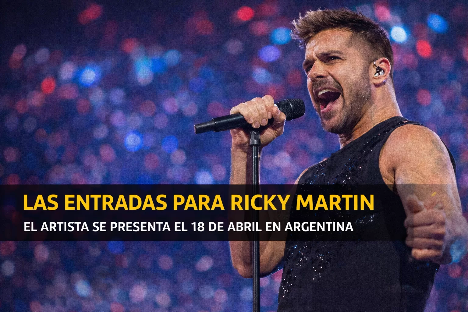 entradas para ricky martin