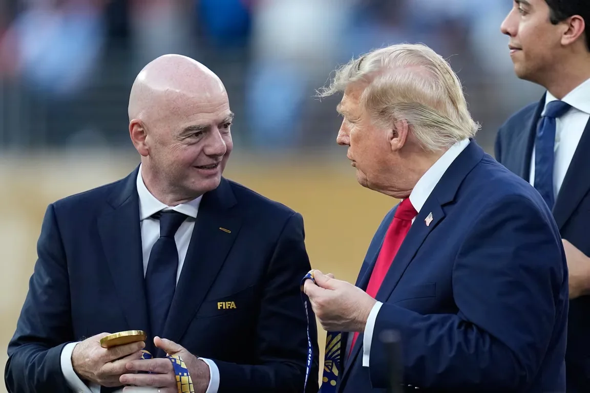 Infantino y Trump